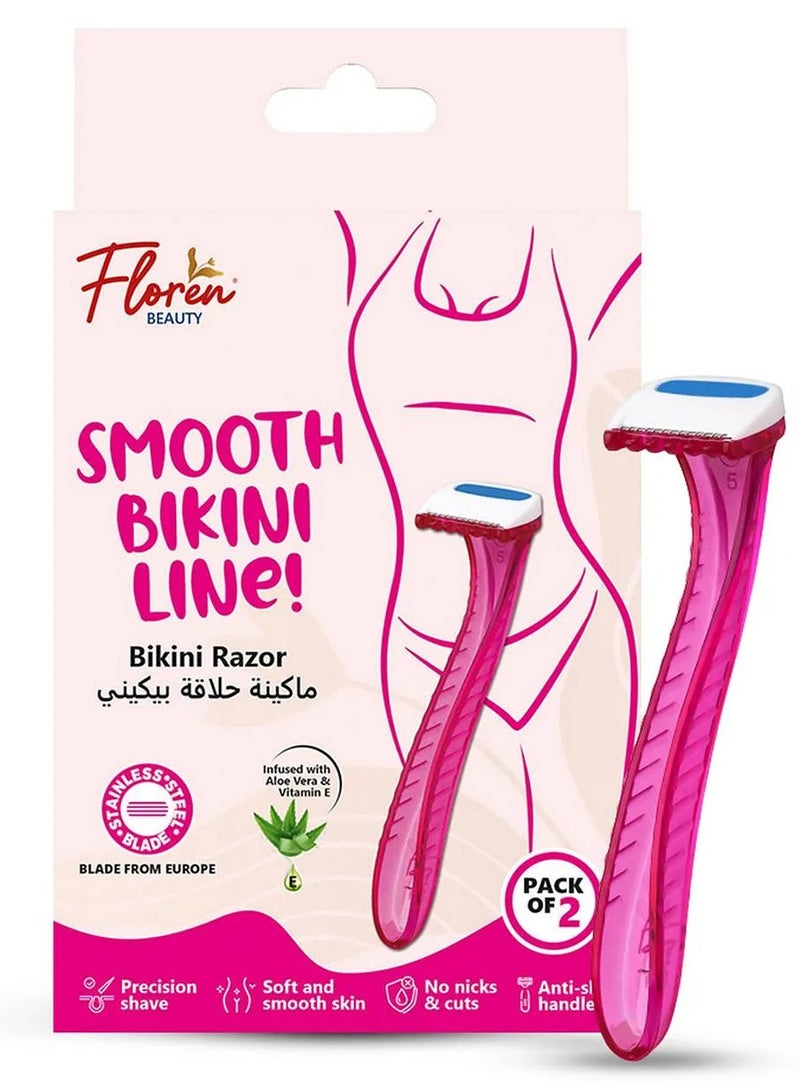 Floren Florin Women's Bikini Razor Blades - 2 Pack - Image 1